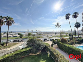 Studio spacieux, climatisé avec vue mer, piscine, WIFI et parking privé à Menton - FR-1-647-29